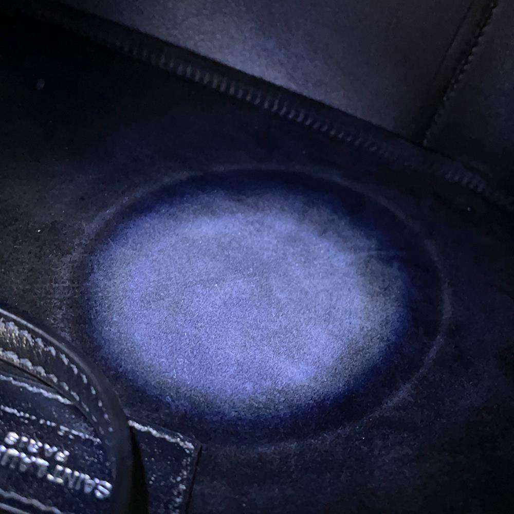 Saint Laurent Paris Shoulder Bag LE Hobo Patent Vernis Leather Black - Picture 10 of 12